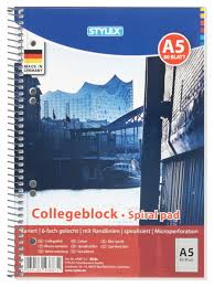 Spiraloblock A5 karriert